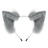 Plush Fox Animal Ear Headband Cute Cos Jackal Simulation Plush Prop Accessories Headband Headband