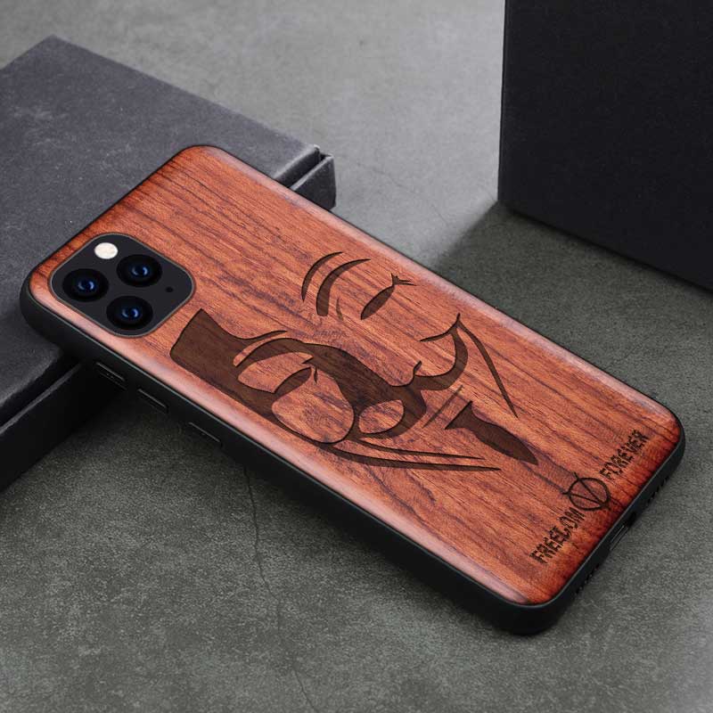 Custodia in Legno Naturale Vero TPU per iPhone 16 15 14 13 12 11 Pro max Custodia Cover Guscio Telefono Funda per iPhone 16 Pro Max