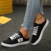 Fashion Women Breathable Fashion Sneakers Flat Casual Designer Shoes Women Vulcanize Anti-slip Walking Flat Sneakers Zapatos De Mujer