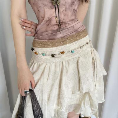 Bohemian Ethnic Hand-Woven Waist Rope For Women Minority Design Sense Bead Belt Skirt Jeans Waist Chain Clothing Accessories