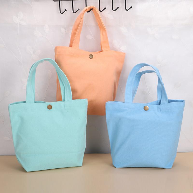 Modern Canvas Small Tote With Heat Retention For Office And School Lunches