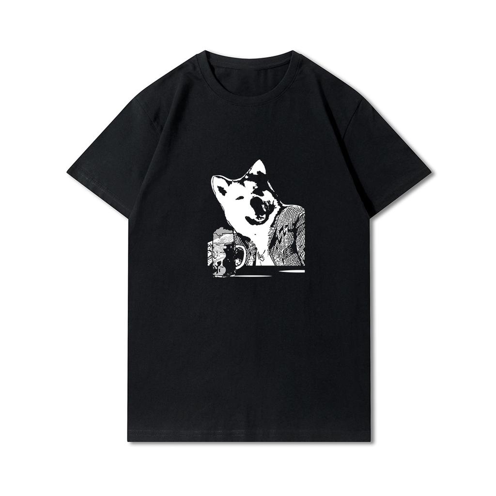 Anime 100 Muster Sommer-T-Shirts für Frauen Panda Tier bedruckt lässige Kurzarm-Oberteile 100 % Baumwolle Übergröße O-Ausschnitt T-Shirts