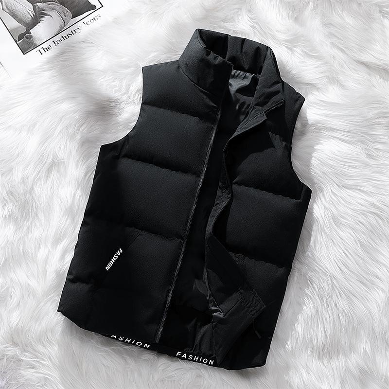 Jacke Herren Weste Herbst und Winter Verdickt Pferdejacke Lässig Große Größen Schultern Baumwollkleidung Vielseitig Außenbekleidung Baumwollunterhemd Herren
