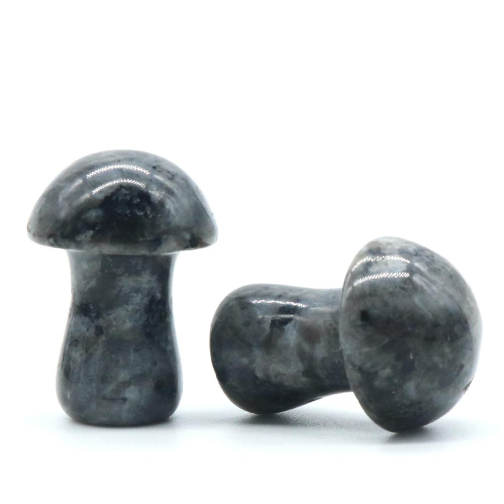 

2 шт. мини-орнамент из натурального камня, декоративная грибная форма, кварцевые камни, небольшой домашний декор, мебель для Рождества, Хэллоуина, ювелирные изделия, подарки 28x18 мм 2Pcs/28x18mm