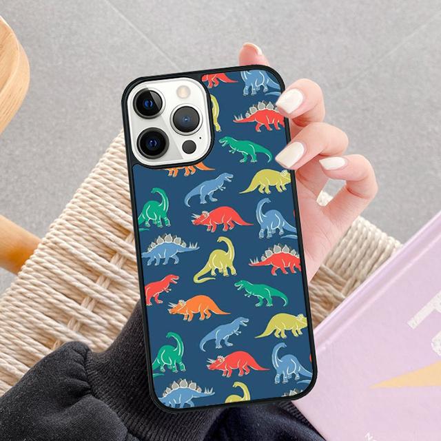 Dinosaur Pattern Phone Case For Apple iPhone 17 Air Pro Max Plus Coque For iPhone 17 Air 14 15 16 13 12 Max Cover