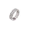 Exaggerated Fashion Zircon Ring - Trendy Open Joint Design for Women