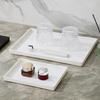 Minimalist Rectangular Plastic Serving Tray