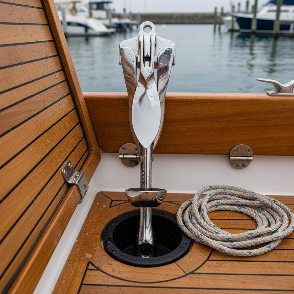 316 Stainless Steel Anchor Resistant Umbrella Heavy-Duty Mooring Gear