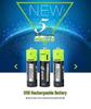 5th Gen USB Fast Charger with Smart Set for 1.5V Rechargeable Lithium Batteries (2-Pack)