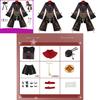 Stylish Genshin Impact Hutao Cosplay Costume Uniform Chinese Style Cutecostume For Halloween Party