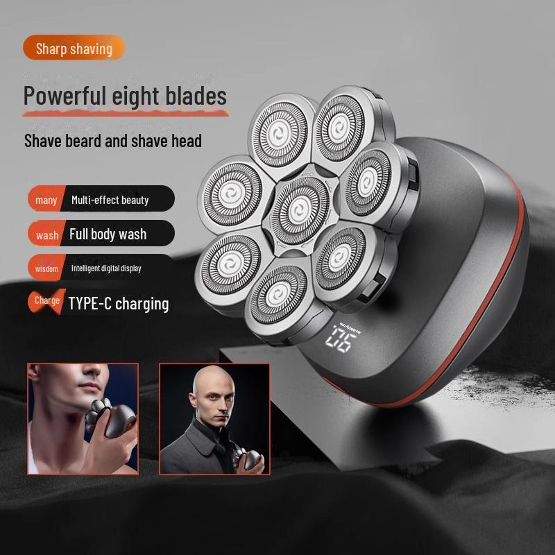 York Multifunctional Electric Head Shaver for Men - Bald Hair Clipper & Razor