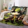 Shrek'S Forest Adventure Blanket Soft Throw Blanket For Home Bedroom Bed Sofa Travel Office Solid Christmas Blanket