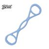 Portable Fitness Bands Figure 8 Resistance Band with Handle Anti-slip Men Women Chest Pilates Expander Elastic Strap Arm Back Shoulder Stretch
