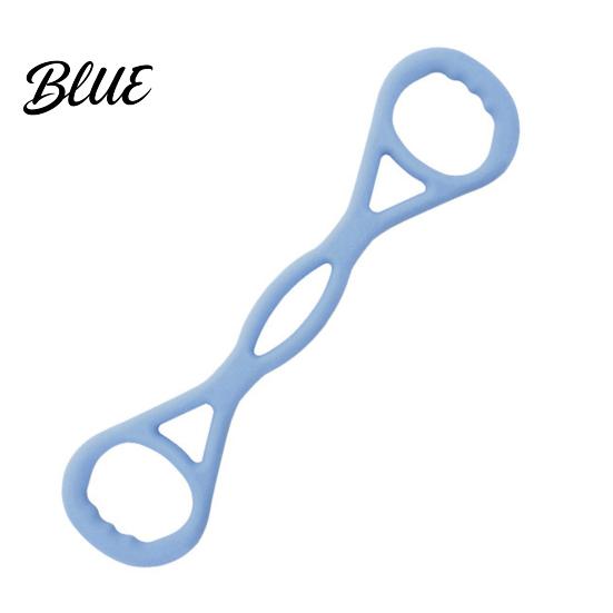 Portable Fitness Bands Figure 8 Resistance Band with Handle Anti-slip Men Women Chest Pilates Expander Elastic Strap Arm Back Shoulder Stretch
