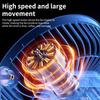 Clip-on Camping Fan 3 Speed Rechargeable Battery Operated Air Circulator Desktop Portable for Tent Office Dorm and Home
