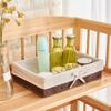 Woven Baskets Toilet Picnic Basket Stackable Paper Rope Storage Basket for Coffee Pastries Perfume Lunch