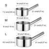 Thickened Kitchen Water Scoop Long Handle Soup Scoop Household Stainless Steel Water Ladle  Canteen
