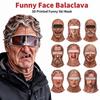 Windproof Balaclava Ski Mask 3D Printed Neck Gaiter Novelty Face Cover  Skiing