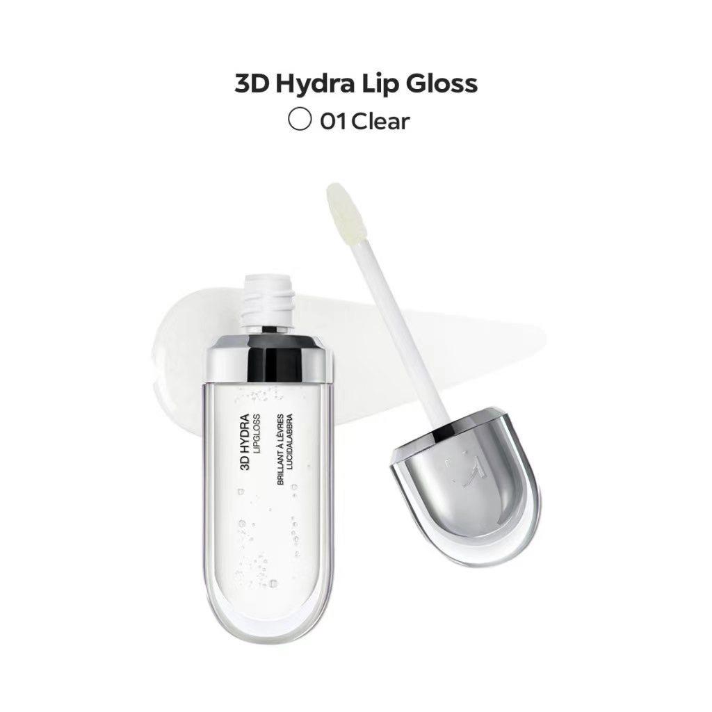 KIO 3D Lip Gloss: Single-Head 17 Lip Glaze, 19 Tint, High-Quality Watery Shine Lipstick