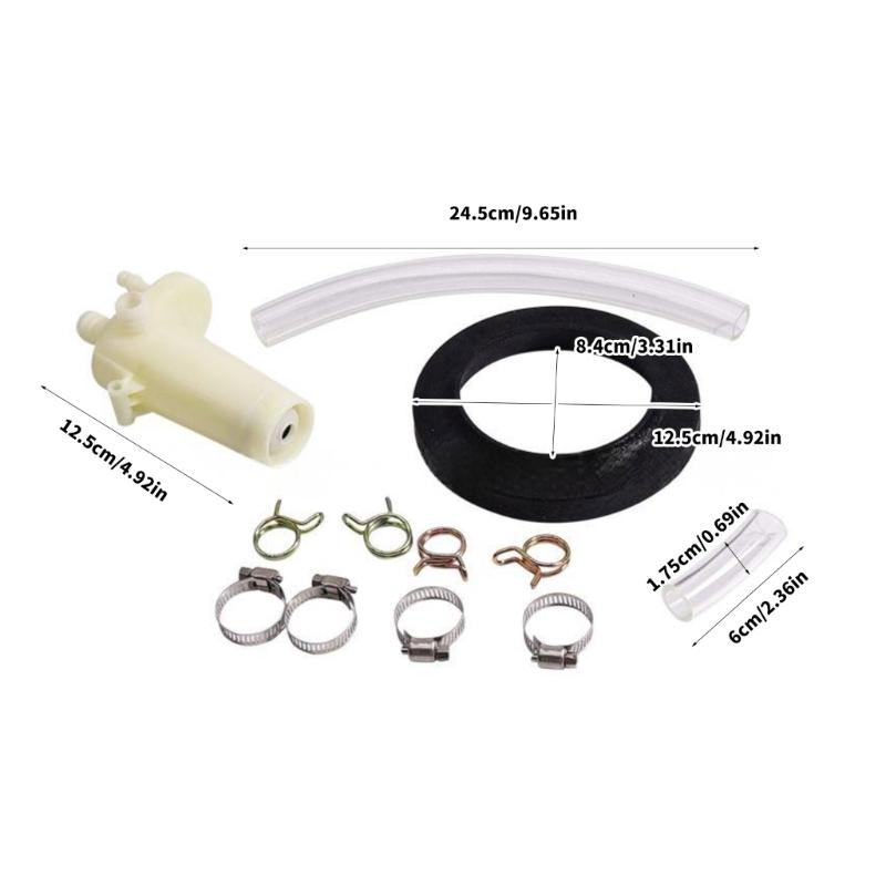 Campers Toilet Water Valves Kit,34122 Vacuum Breaker Model Toilets Leaks Resistant RVsToilet Part