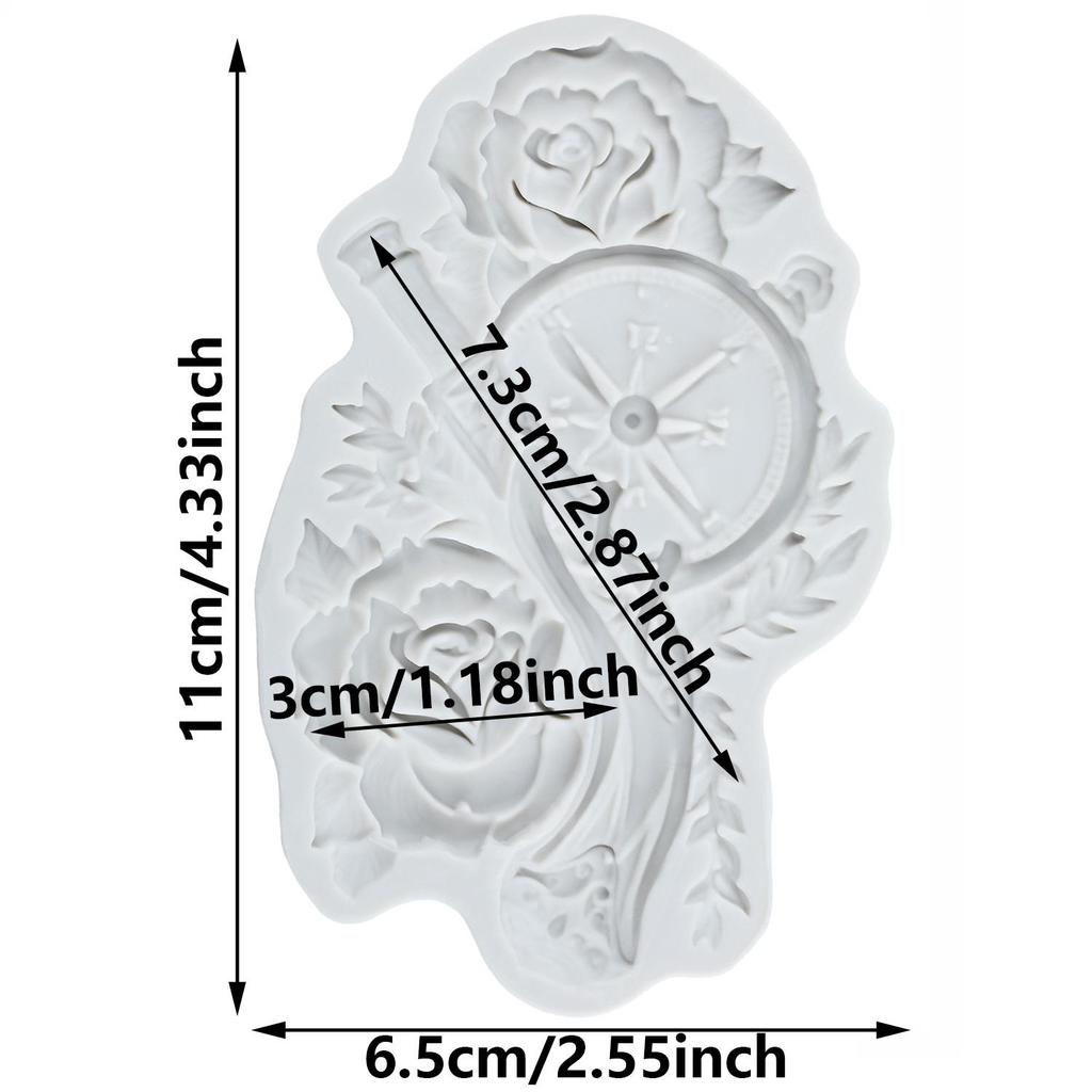 Hunter Silikonové formičky Pistole Jelen Pes Sova Pták Hodiny Formička na fondán Nástroje na zdobení dortů Topper na cupcaky Čokoláda Cukroví Řemesla Potravinářská hmota Polymerová hmota