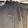 C S In The Room Forked fleeCe Ribbed mIni PaTCh Long Sleeve T ShirT And Jogger P