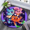 The Amazing World of Gumball Round Area Rug,Carpet Rug for Living Room Bedroom Sofa Playroom Decor,Non-slip Floor Mat