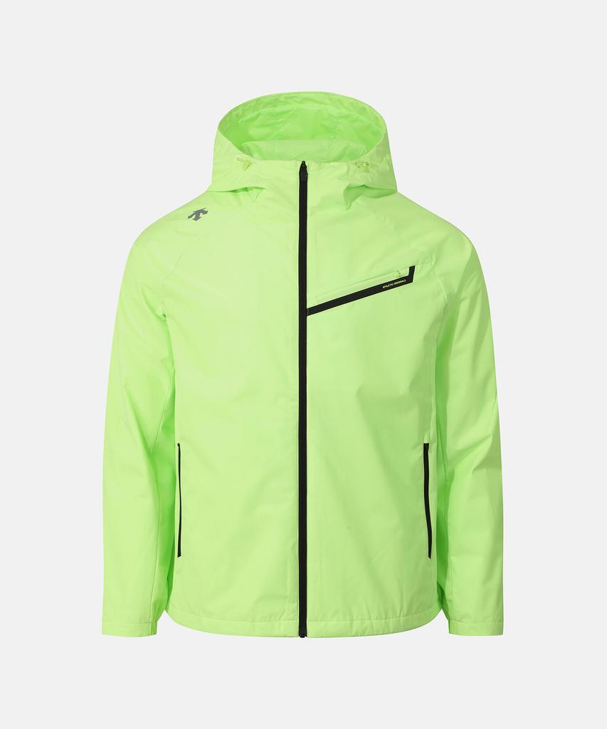 Descente Running Mesh-Lined Hooded Windbreaker Jacket Lime Sr123Rwb22 (A Type)