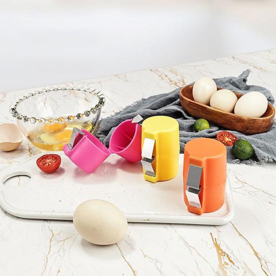 2Pcs Egg Egg Shell Opener Opener Tool for Clean Cracking Handheld Eggshell Cutter