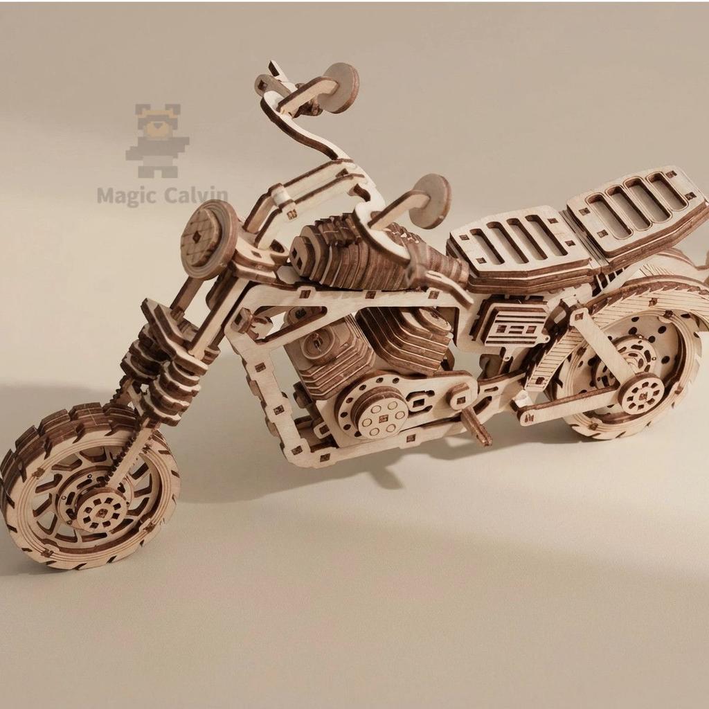 3D Wooden Puzzle DIY Model - Creative Kids & Adults Handcraft Gifts Set