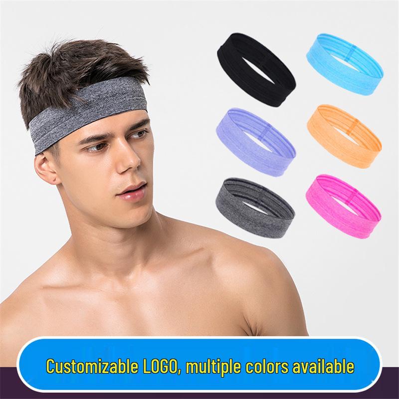 Non-Slip Sweat-Wicking Colorblock Sports Headband for Running, Yoga, and Tennis