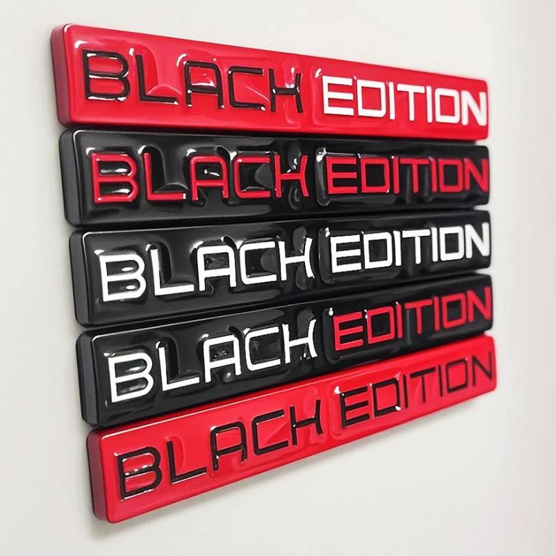 Zinc Alloy Black Edition Car Stickers Warrior Modified Badges