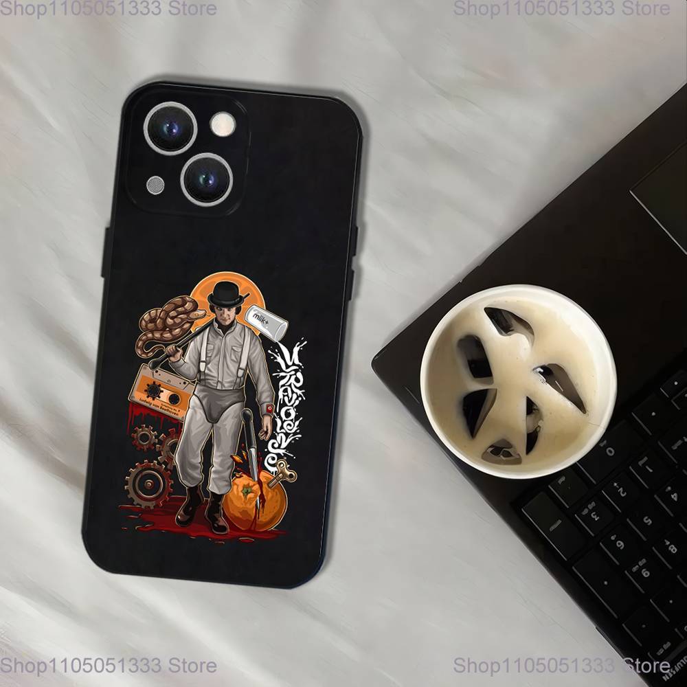 A C-Clockwork O-Orange Phone Case For iPhone 17,16,15,14,13,12,11,Pro,XS,Max,XR,Plus,E,SE4,Mini Black Soft Cover