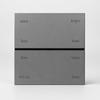KNX Smart Home Hotel Wandschalter Intelligentes Graues Gebürstetes Aluminium 8-Tasten-Panel