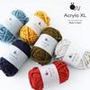 Raw wool yarn 8 balls Knitworm AcryloXL Acrylo Extra Thick Extra Thick 50g All colors set (approx. 27m)