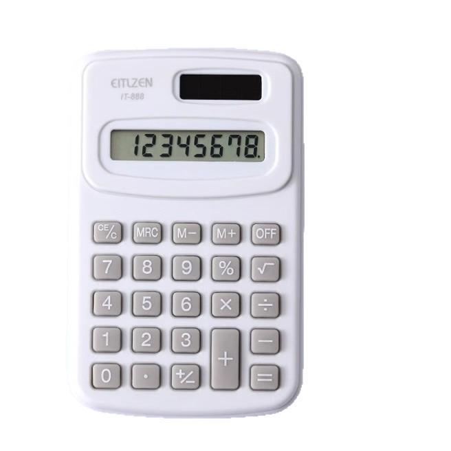 Minikalkulator for studenter - Søt og perfekt for eksamener, regnskap og kontorbruk