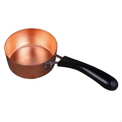 Milk Pot Sauce Pan Coffee with No Lid Copper Wamer for Boiling Camping