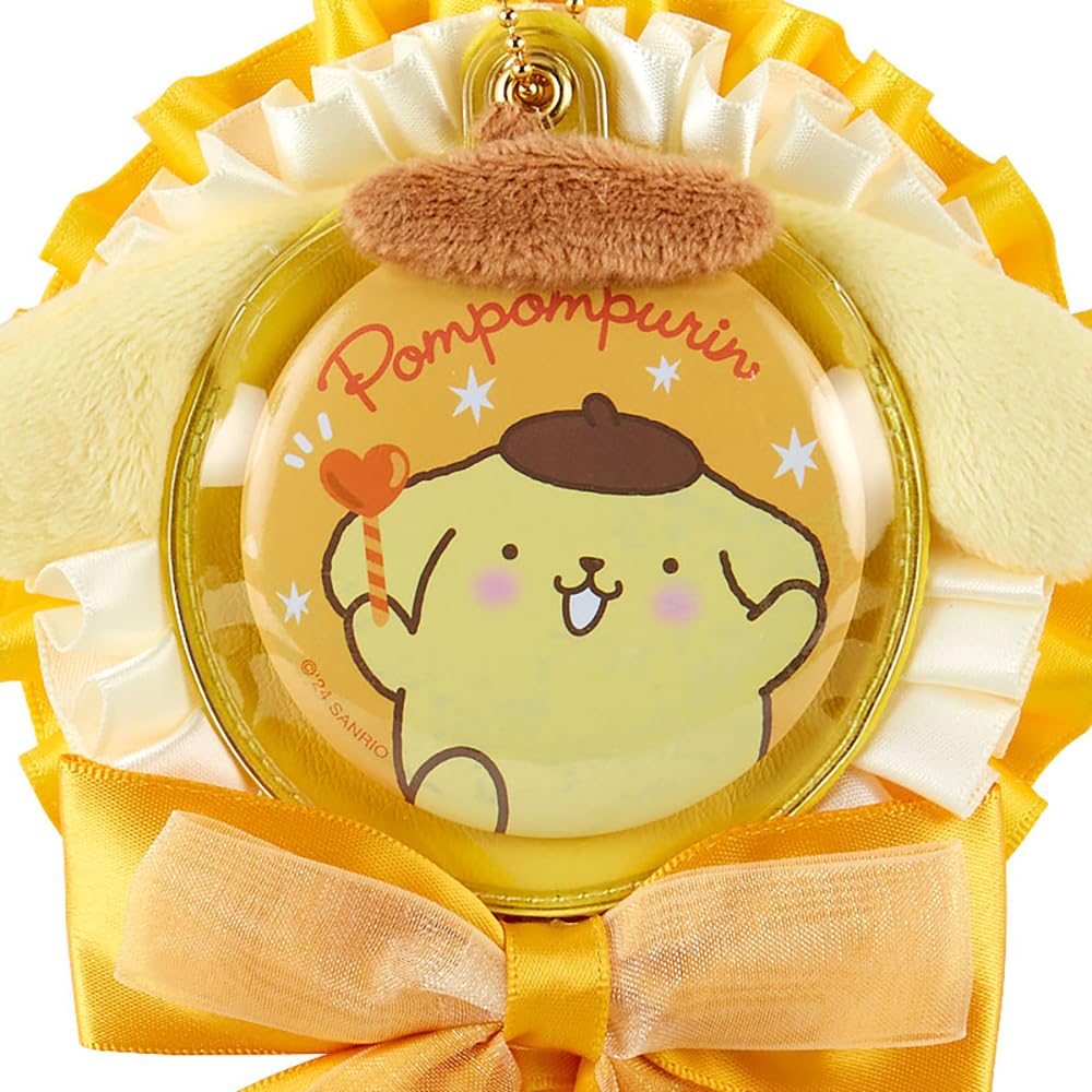 Sanrio Sanrio Rosette Stick Mascot Mascot Holder Pompompurin Purin POMPOMPURIN 18 x 10 x Character 919349 SANRIO (SANRIO) 1.5cm