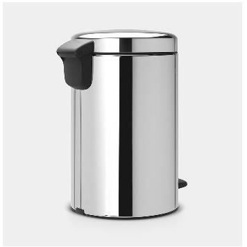 BRABANTIA Poubelle à pédale NewIcon - 12L - Acier brillant