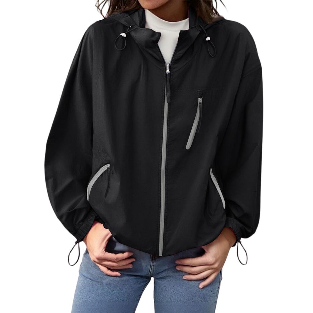 Women's Sun Lightweight Outdoor Windproof Sun Jacket For Hiking And Traveling