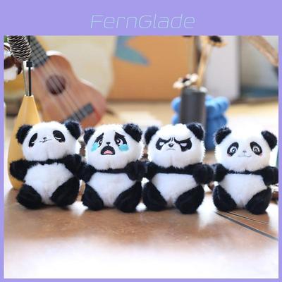 Niedlicher Nationaler Schatz Panda Plüsch Schlüsselanhänger Ultra-weiches Kuscheltier