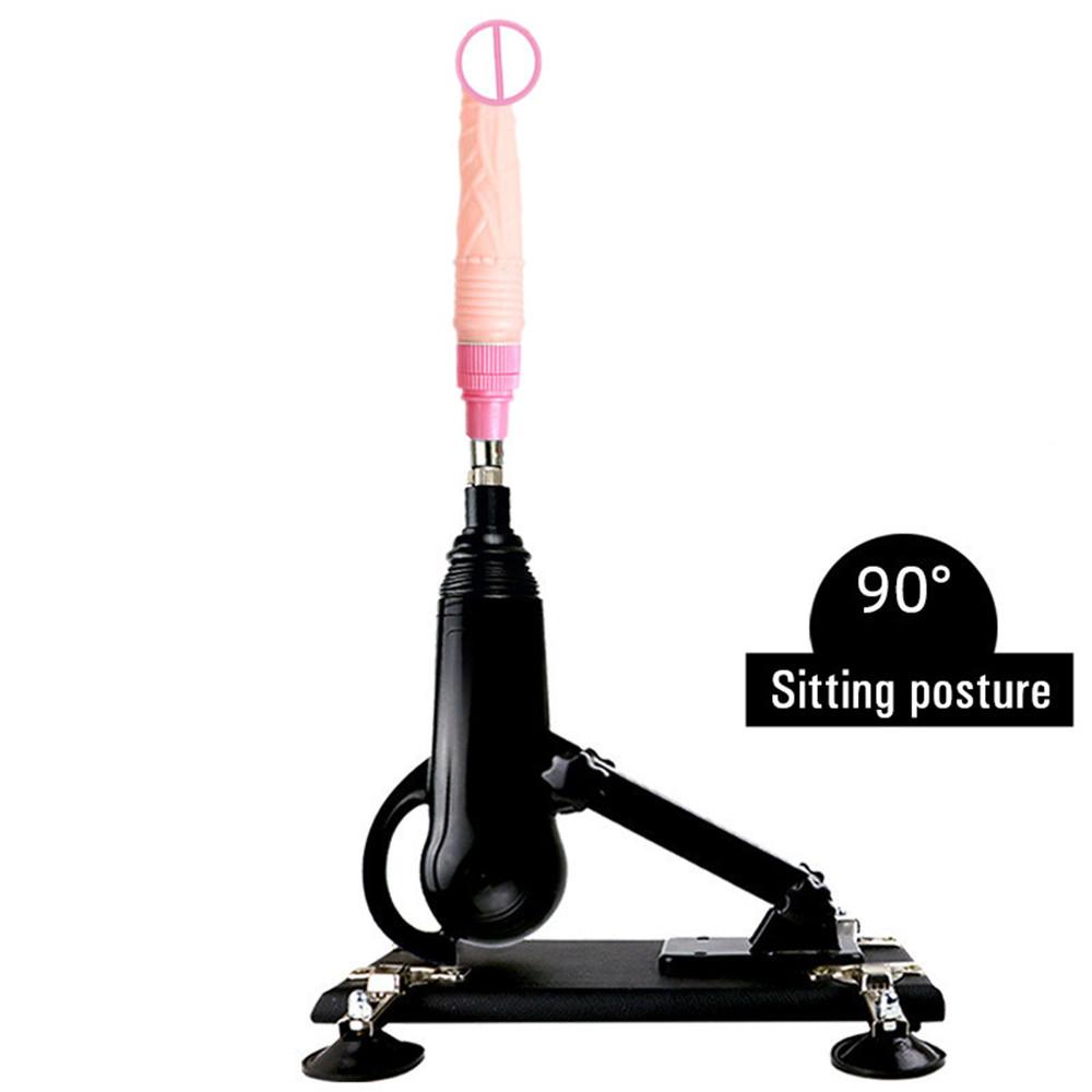 Kvinnelig Vibrator Sex Maskin Onani Pumpepistol Dildo Anal Vagina Vedlegg Onani Automatisk Sexleketøy for Kvinner Menn