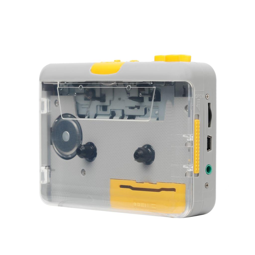 Custom Kassetten Rekorder Tragbare Transparente Stereo MP3 Converter Audio Player Auto Stop Walkman Cassette Player