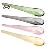 Durable Glass Spoon Handmade Colored for Coffee Milk Ergonomic Handle Stirring Bar Versatile Cooking Heat-Resistant Dishwasher Safe Artistic