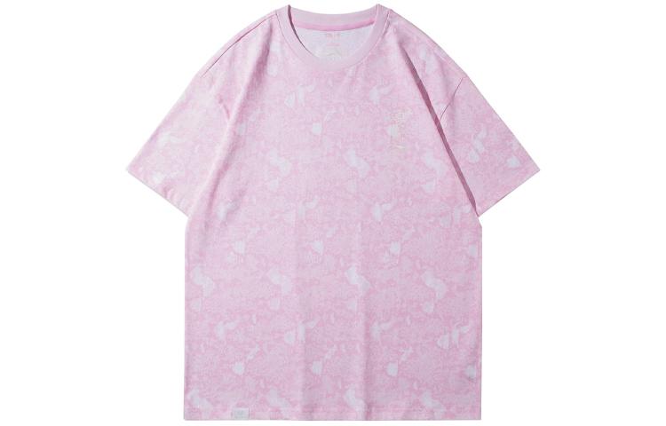 Li Ning Skateboard T Shirt Men s Pink AHSR981-1 L