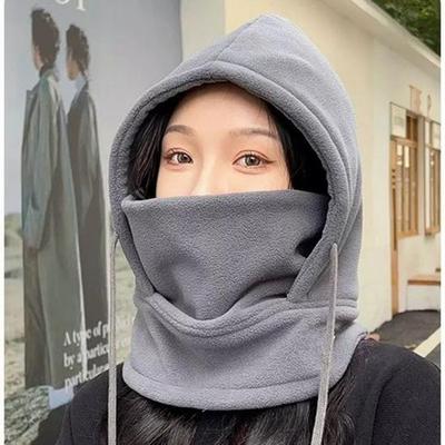Winter Unisex Fleece-Lined Windproof Cycling & Ski Hat with Neck Protector