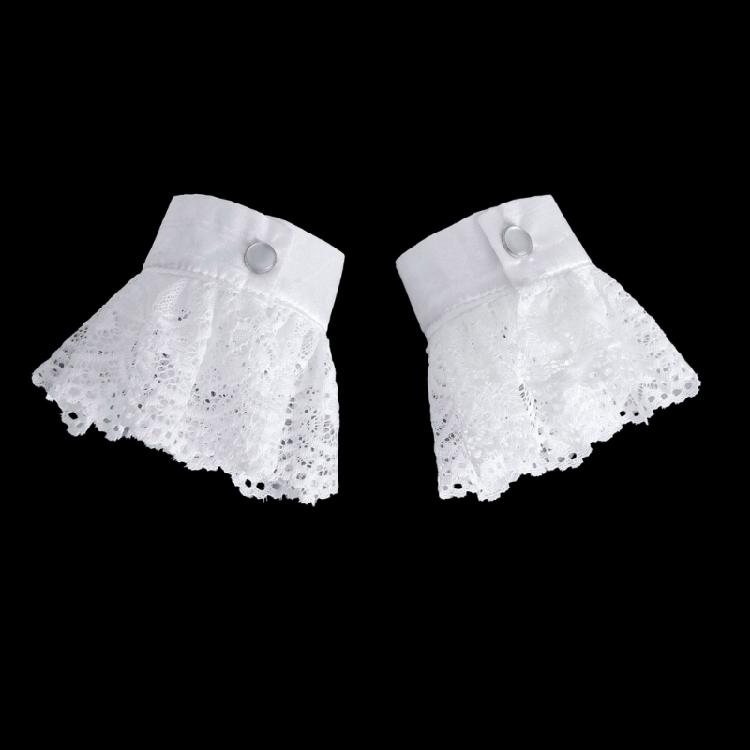 Vintage Styles Neck Ruff Unique Fashion Necklace Ruffled Pattern Neck Collar for Cosplay Lover