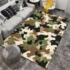 Camouflage Pattern Carpet Set 3-Piece Carpet Set (1 Duvet Cover, 2 Pillowcases, Duvet Not Included)