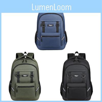 Oxford Fabric Casual Backpack With Spine Protection For Students And Travelers