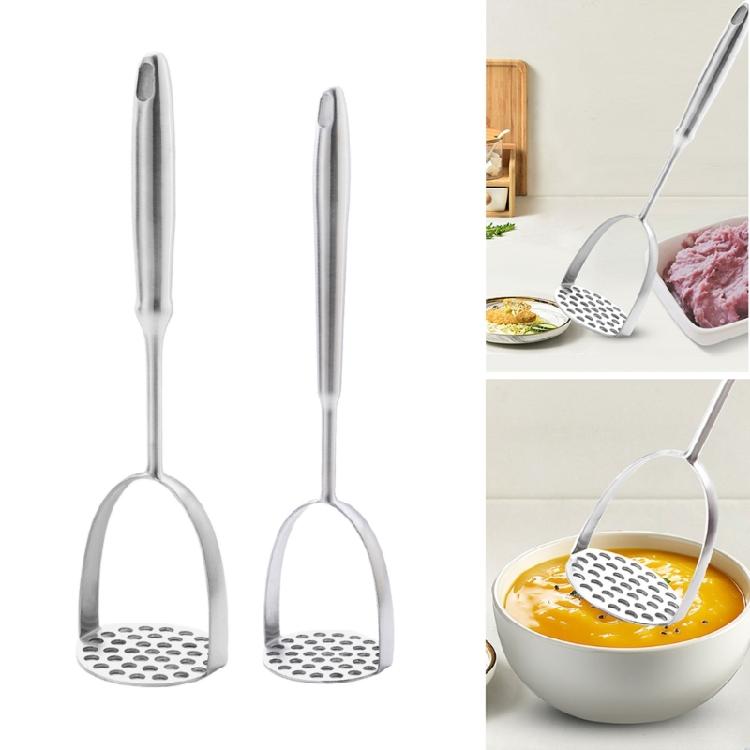 Ergonomic Potato Masher for Potatoes Avocados Bean and More Steel Build with Hanging Hole Utensil Safe Kitchen Tool